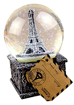 OSALADI Retro Turm Kristall Schneeflocke Spieluhr Ornament Hochzeit Für Wohnkultur