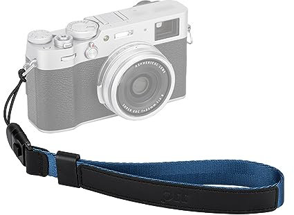 JJC Camera Wrist Strap Hand Strap for Sony ZV-E1 RX100 VII VI RX10 III II A6700 A6000 A6100 A6400 A7 A7R A7S A7C Ricoh GR IIIx III II Nik. D5600 D3500 D780 D750 Z5 Z6 Z7 Z8 Z50 Z30 P950 B500 (Blue)