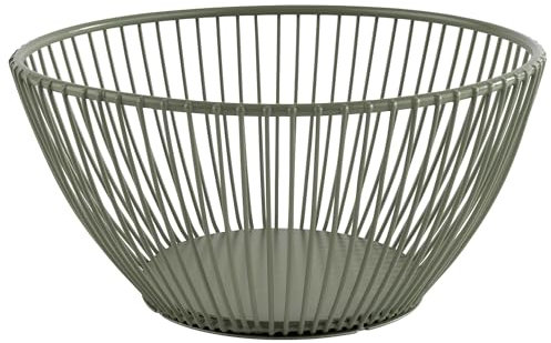 APS 30470 Korb -SVART- in smoke green Ø 17 cm, Höhe 8 cm
