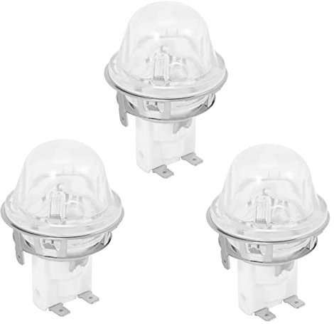 Bcowtte 3 supporti per lampade da forno E14, 15 W/25 W, E14, 500 gradi