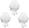 Bcowtte 3 supporti per lampade da forno E14, 15 W/25 W, E14, 500 gradi
