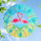 Flamingo-Windspiel, Garten, Hof, Dekoration, Geschenk für Damen und Herren, 30,5 cm, Metall, 3D-Windspiel, Edelstahl, hängende Windfänger, kinetische Skulptur für Außendekoration