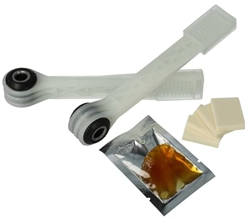 vhbw 2x Stoßdämpfer kompatibel mit Constructa CWF14W6K, CWF14W6G, CWF14W6D, CWF14W49, CWF14W65, CWF14W47, CWF14W6S Waschmaschine - 90 N