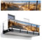 MuchoWow© Balkonsichtschutz Einseitig 120x500 cm Groß PVC Terrassen Garten ohne Bohren Wetterfest Balcony Privacy Screen Zaun Terrasse Balkondeko Garden Strand - Weg - Dünen - Meer