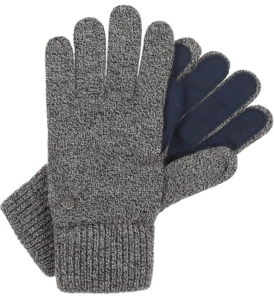 bugatti Handschuhe für Herren - Strickhandschuhe mit verstärkten Handflächen in Wollmischung - zwei Größen