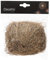 Kaemingk Lametta Engelshaar glatt 20g Kunststoff Feenhaar - Christbaumschmuck Weihnachtsdekoration - feines Füllmaterial für Verpackungen von Geschenken - Pekanuss Braun
