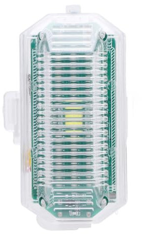 Lumières Stroboscopiques LED à Piles Mini Lumière Stroboscopique RVB sans Fil avec Télécommande 7 Couleurs Rechargeables par USB pour le Camping de Course de Nuit