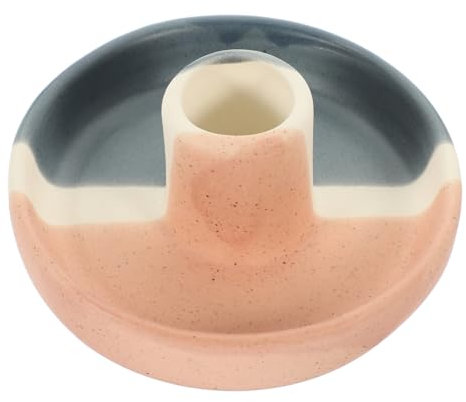 HOMOCONO Incensario De Cerámica Quemador De Incienso Aromático Decoración De Escritorio Soporte para Velas De Cerámica