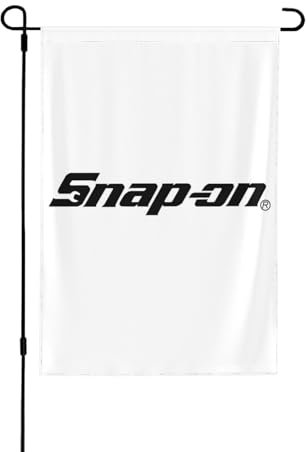 S-n-a-p-on Gartenflagge, doppelseitiges Banner, Hausflagge, Outdoor-Banner, Heimdekoration
