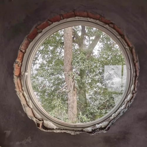 Fenster Window Kellerfenster Schiebefenster 40 50 60 70 80 90 100cm Durchmesser Rundes drehbares Fenster - Flush Mount Rundes Schuppenfenster Mit gehärtetem Glas - 360° drehbare Ersatz-Kellerfenster F