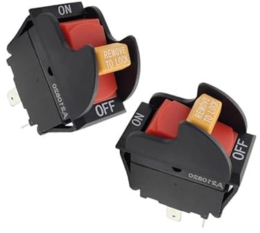 FUANA SW7B 2-Pin 4-Pin Toggle Switch for Table Saws Drill Presses Band Saws Routers Sanders Planers Dust Collectors for DELTA for PORTER CABLE Electric Tester Sensor Receiver