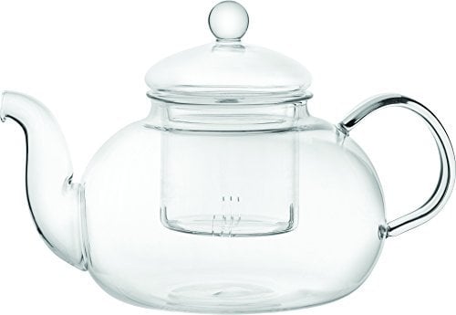 Utopia CN987 Long Island Glass Teapot, 1 L (Pack of 6)
