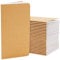 Paper Junkie 24-Pack H5 Kraft Paper Journal Notebooks, 4x8 Inches Lined Travel Pack with 80 Pages for Students, Drawing, Sketchbook, School Notes, Office Supplies