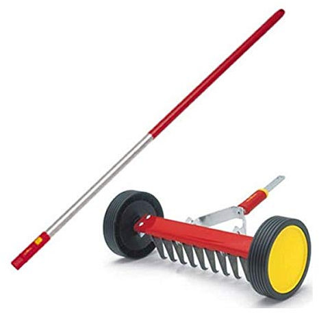 Wolf-Garten Roller Moss Removal Rake URM3 Garden Multi Change & ZMI15 Handle