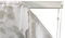 Bastone Binario per Tenda a Pacchetto - Personalizzabile - con Sistema Coperto da Cassonetto Antipolvere - Avvolgimento a Catena - Cadute a Sgancio Rapido - in Alluminio Bianco - L. 200 CM