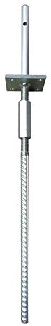 T Pfostenträger Dorn einbetonieren Dickschicht verzinkt höhenverstellbar NEU 21