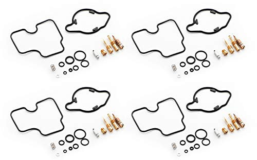 Artudatech Kit de reconstruction de carburateur de moto, 4 ensembles de réparation pour H-O-N-D-A CBR600F2 CBR 600 F2 1991-1994