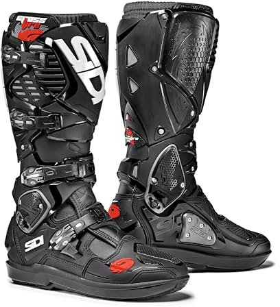 SIDI Crossfire 3 Srs 000MMFIRE3WSRS Stivali Moto, Uomo, 46 EU, Nero