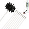 Ramonage Brosse Kit, Gaine De Ventilation Kit De Nettoyage Avec Bendable Connectable Tiges Flexibles Et Replaceable Tête De Brosse Facile À Utiliser, Pipeline De Drainage Ramonage Outil,6 sections