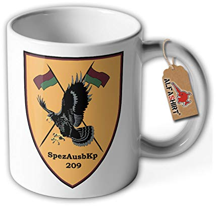 Tasse SpezAusbKp 209 Bundeswehr Spezialausbildungskompanie Pfullendorf #35905