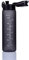 CASNO Wiederverwendbare Flasche mit Filter oder Schlauch, klein, Tritan, Trink- oder Wasserflasche, 750 ml, Grau KXN-1226A