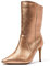 L37 HANDMADE SHOES Gimme, Stivali alla Moda Donna, Gold, 37 EU