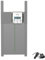HK-Bat-RH Rahmengerät mit selbstverriegelnder Hühnerklappe 230x340 mm für Batteriebetrieb + Schaltung für Anlocklicht