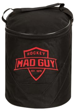 Mad Guy Bag for Ice Hockey Pucks, Black