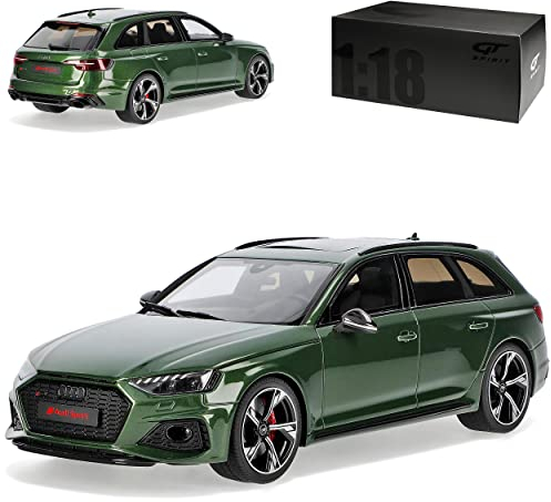 GT Spirit A*U*D*I A4 RS4 B9 ABT Avant Kombi Grün Modell Ab 2015 Version Ab Facelift 2020 Nr 296 1/18 Modell Auto