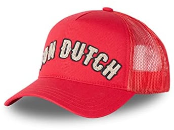 Tracker Kappe Herren Langlebig, Cap Herren, Rot, Perfekter Halt, Rot, Einheitsgröße