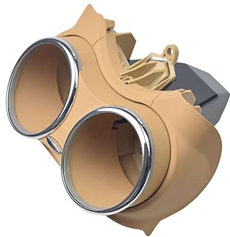 Getränkehalter Getränkehalter Dual Cup für Mercedes-Benz CLS C219 CLS 280 300 350 500 550 2006-2011#A21968004148K67 / A2196800414 (Beige)