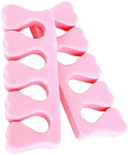 Weichschaumschwamm Zehentrenner Fingertrenner Trenner Nail Art Maniküre Pediküre Werkzeuge Rosa 1 Paar