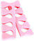 Weichschaumschwamm Zehentrenner Fingertrenner Trenner Nail Art Maniküre Pediküre Werkzeuge Rosa 1 Paar