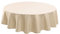 Hiasan Beige Wasserabweisend Tischdecke aus Polyester,Rund150cm,Anti-Falten Tischtuch,geeignet für Küche,Restaurant,Hochzeit