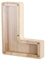 HonGien Buchstaben Spardose Holz, Sparschwein Buchstaben, Spardose Buchstabe, Spardose Alphabet mit Klaren Alphabet-Aufklebern, Spardose als Buchstabe für Geschenk, Weihnachten, Dekoration(L)
