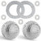 2 Stücke Magnetic Acupressure Balls &5 Akupressur Ring &2 Akupressur Armbänd, 32mm Igelball Klein Metall und Massageringe für finger für Stress Relief Oder Massage