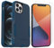 OtterBox Commuter Series Case for iPhone 12 & iPhone 12 Pro (Only) - with Zagg Glass Elite+ Clear Screen Protector - Non-Retail Packaging - Bespoke Way (Blue)