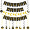 Ramadan Deko, BOLWEO Ramadan Mubarak Banner Set Ramadan Dekorationen mit 3m Lichterketten, EID Mubarak Deko für Eid Festival Party Dekoration, Ramadan Kareem Dekoration