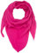fashionchimp BASIC-Dreieckstuch in Uni-Farben aus 100% Baumwolle, Dreieck Musselin-Schal, leichtes Tuch für Damen und Herren (Pink)