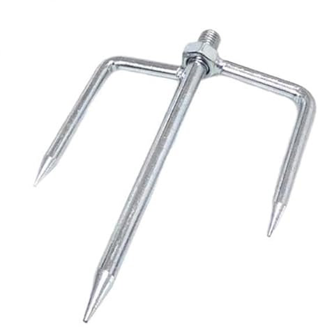 Perfeclan 2X Soporte de a Prueba de Metal para Playa Pesca Accesorios de Inserción