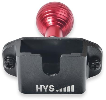 HYS Radio/Mic Holder 25mm/0.98inch Replacement Accessory, Walkie Talkie/Microphone/Mobile Radio Mic 3-In-1 Mount Compatible for Baofeng Quansheng Motorola YAESU Two Way Radio/CB Radio
