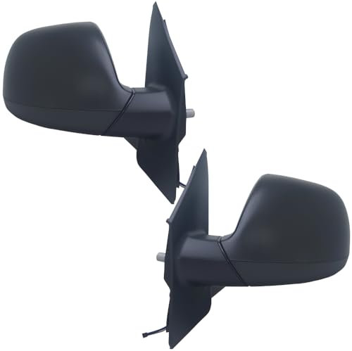 Spieg Außenspiegeln Paar für VW Transporter T5 | Multivan V 2010-2015 Manuell Einklappbar, Elektrisch Verstellbar, Beheizt, Schwarz (Fahrerseite&Beifahrerseite)