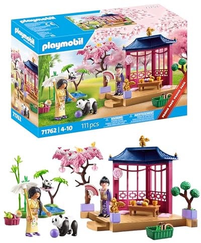 Playmobil | My Life | Jardin Asiatique avec Pandas | Jouet pour Enfants à partir de 4 Ans | 71762