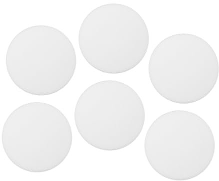 TEMPNAP 6Pcs Blendfreie Deckenleuchte lampenabdeckung lampenschirm DIY-Zubehör DIY-Beleuchtungszubehör Diffusor Abdeckung für Deckenleuchtenschirm runder deckenstrahler Plastik Weiß