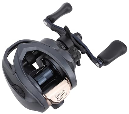 Bnineteenteam Fischerei-Rolle mit Zwei Bremssystemen Baitcasting-Rolle, Bequemes Design, Schnelle und Effiziente Kontrolle, Verbessertes Fischereierlebnis, Sanfte Gussleistung, 7,0: (Q1 Rechte Hand)