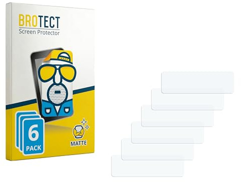 BROTECT Entspiegelungs-Schutzfolie für Yaesu FTM-310 (6 Stück) Matte Displayschutz-Folie, Anti-Reflex, Anti-Fingerprint
