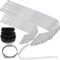 TECPO Achsmanschetten-Schellen-Set 12-teilig, für Thermoplast- & Gummi-Achsmanschetten, 6 große (60-124 mm), 6 kleine (28-65 mm) Schellen, für alle gängigen Fahrzeugtypen geeignet, korrosionsgeschützt