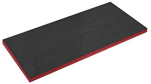 Sealey SF50R 1200 x 550 x 50mm Easy Peel Shadow Foam Red/Black