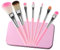 7 Stücke Schminke Pinsel Set für Mädchen,MWOOT Makeup Brushes Kosmetikpinsel Augenpinsel Lippen Foundation Eyeshadow Bürsten