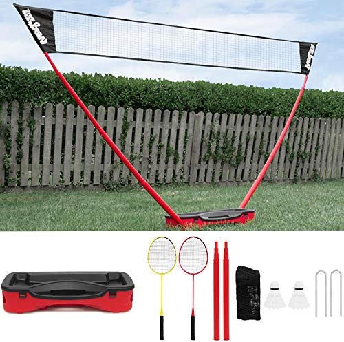 Urban Pop Up Badminton Set [Full Set] ? SIZE 3m (Width) ? Includes: 2 x Rackets, 2 x Shuttlecocks, 1 x Net & Post and Storage case